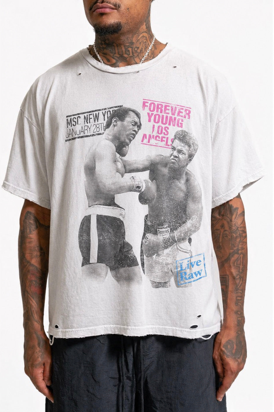 "LIVE RAW" T-SHIRT
