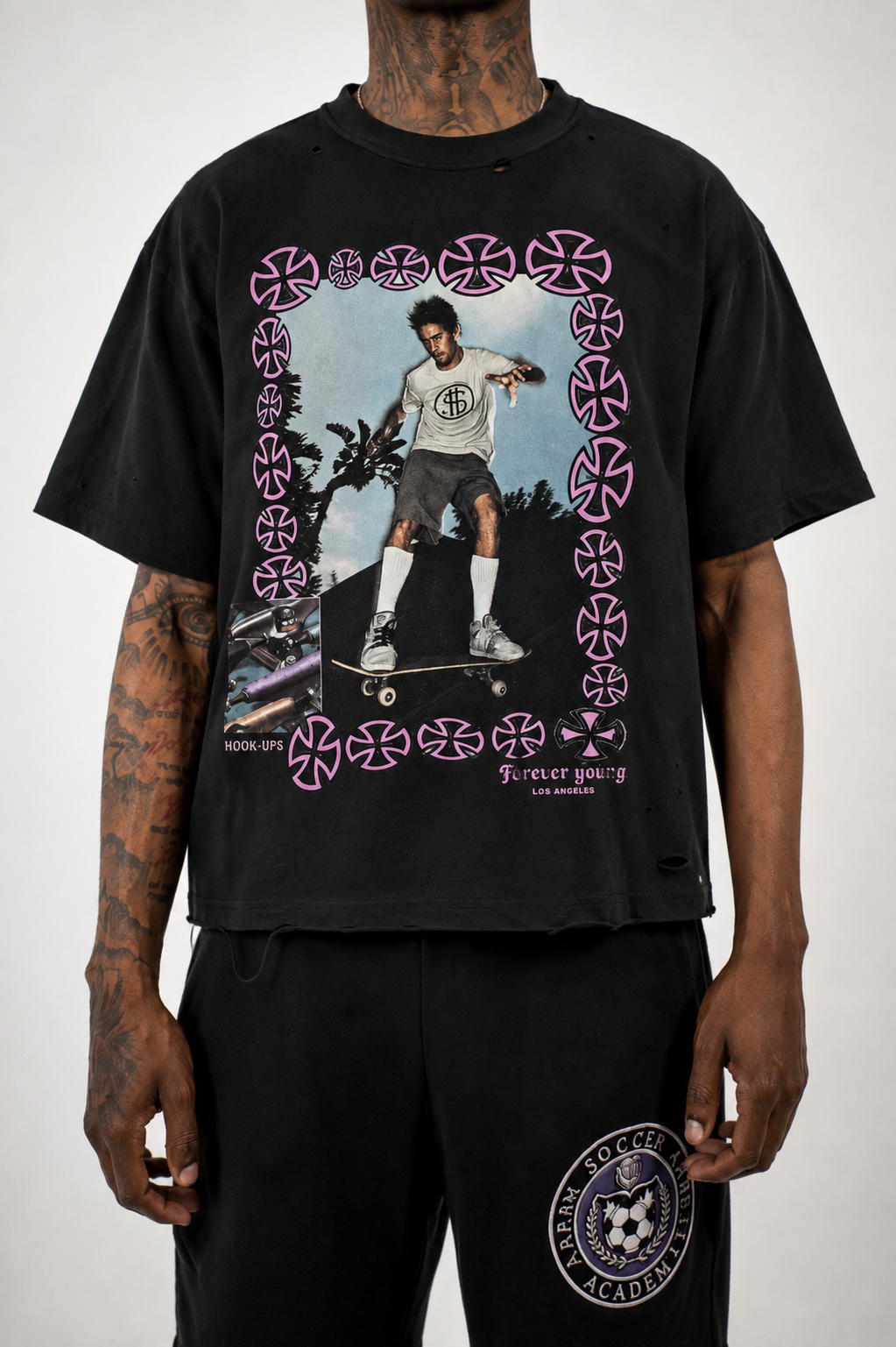 "LOS ANGELES SKATE TEE" SHIRT
